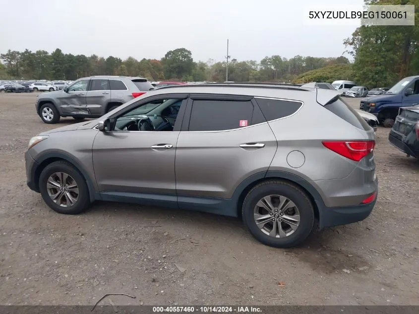 2014 Hyundai Santa Fe Sport 2.4L VIN: 5XYZUDLB9EG150061 Lot: 40557460