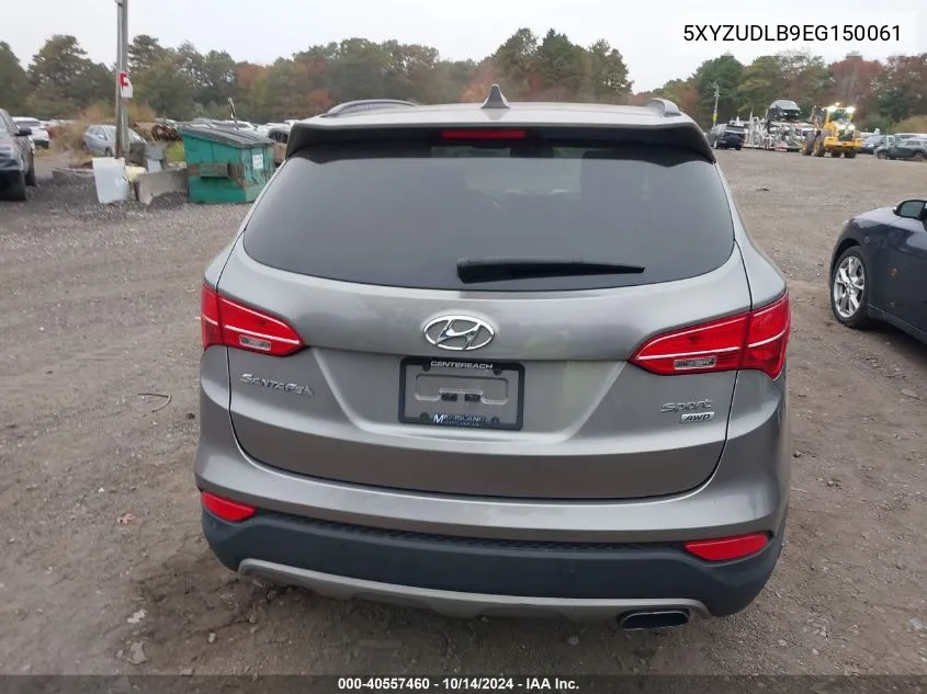 2014 Hyundai Santa Fe Sport 2.4L VIN: 5XYZUDLB9EG150061 Lot: 40557460