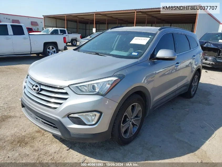 2014 Hyundai Santa Fe Gls VIN: KM8SNDHF8EU037707 Lot: 40561593