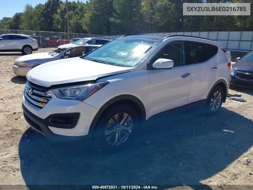 2014 Hyundai Santa Fe Sport 2.4L VIN: 5XYZU3LB6EG216785 Lot: 40572031