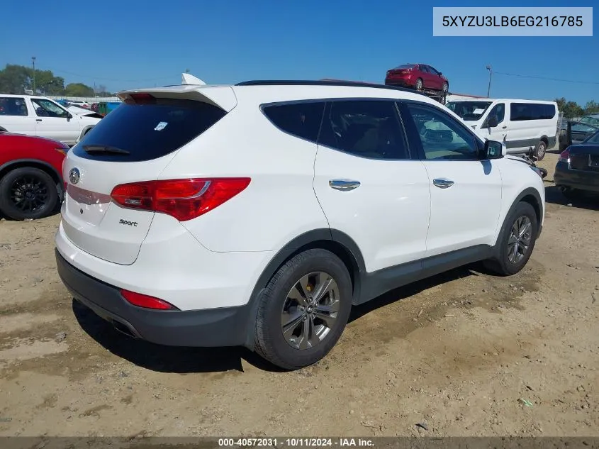 2014 Hyundai Santa Fe Sport 2.4L VIN: 5XYZU3LB6EG216785 Lot: 40572031