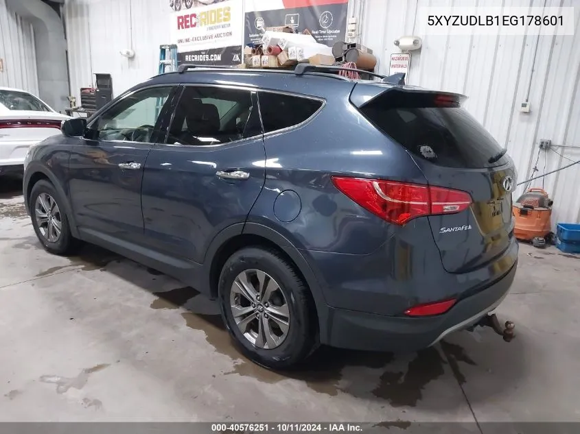 2014 Hyundai Santa Fe Sport 2.4L VIN: 5XYZUDLB1EG178601 Lot: 40576251