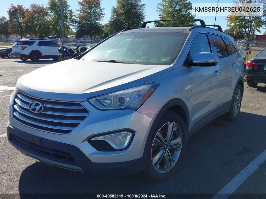 2014 Hyundai Santa Fe Gls VIN: KM8SRDHF3EU042625 Lot: 40582119