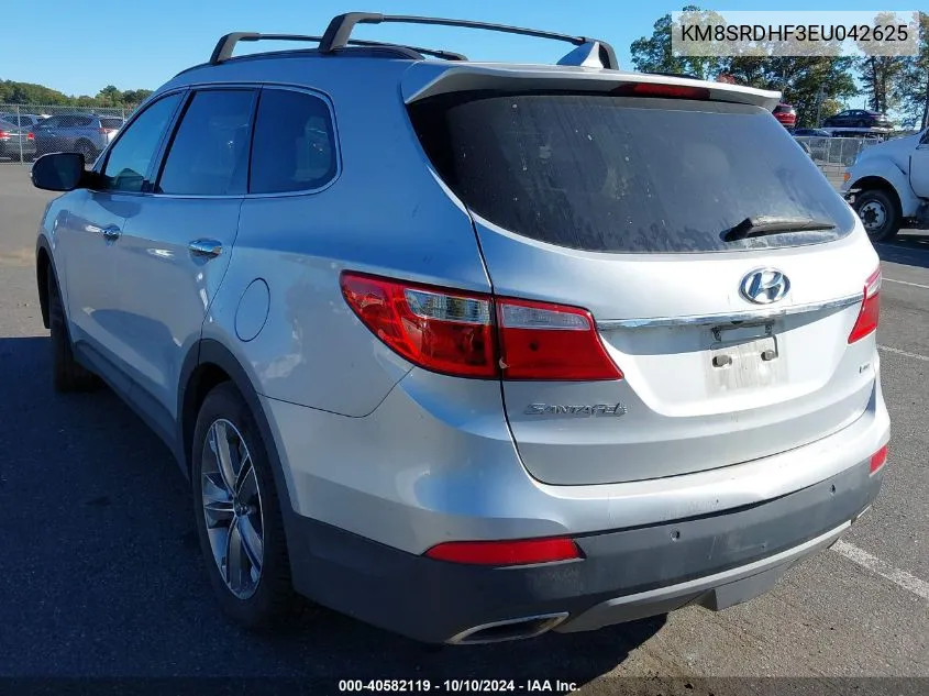 2014 Hyundai Santa Fe Gls VIN: KM8SRDHF3EU042625 Lot: 40582119