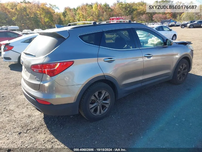 2014 Hyundai Santa Fe Sport 2.4L VIN: 5XYZUDLB5EG176687 Lot: 40602886