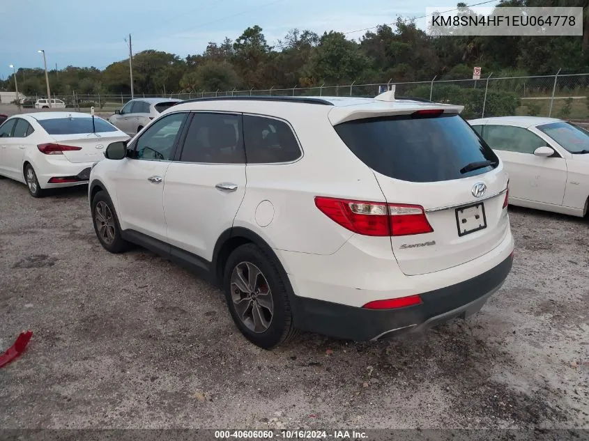 2014 Hyundai Santa Fe Limited VIN: KM8SN4HF1EU064778 Lot: 40606060