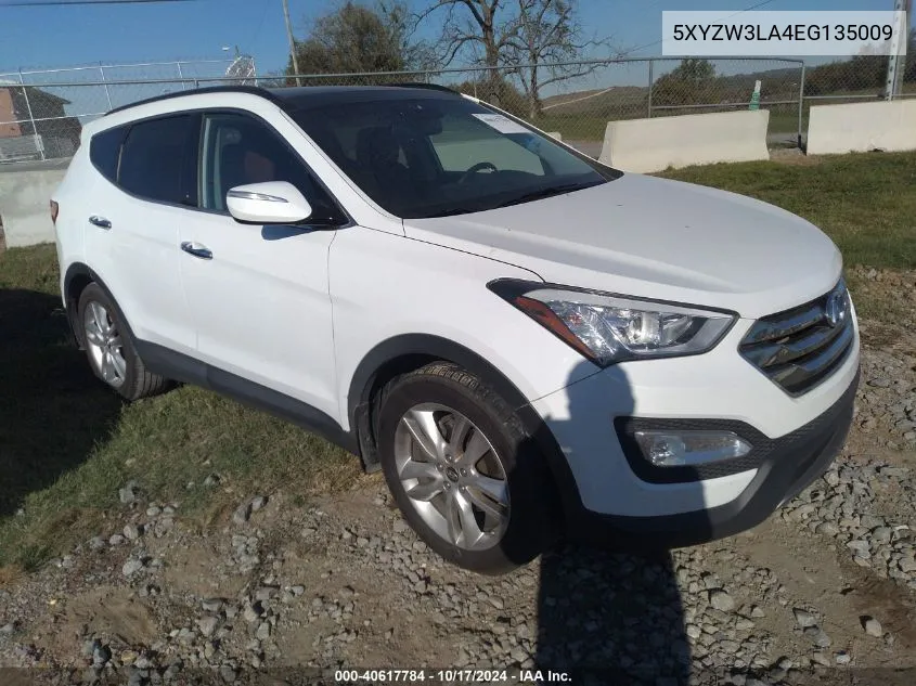 2014 Hyundai Santa Fe Sport 2.0L Turbo VIN: 5XYZW3LA4EG135009 Lot: 40617784