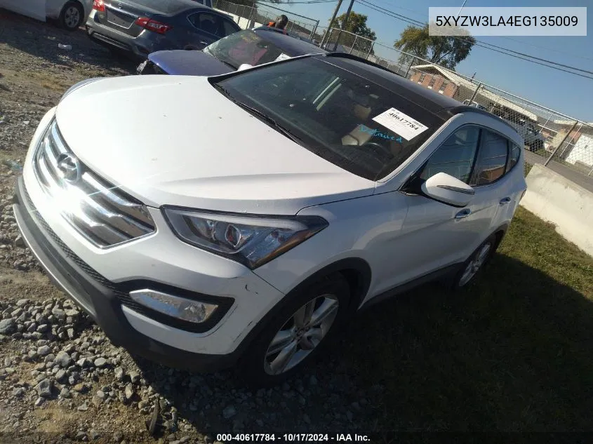 2014 Hyundai Santa Fe Sport 2.0L Turbo VIN: 5XYZW3LA4EG135009 Lot: 40617784