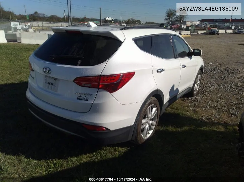 2014 Hyundai Santa Fe Sport 2.0L Turbo VIN: 5XYZW3LA4EG135009 Lot: 40617784