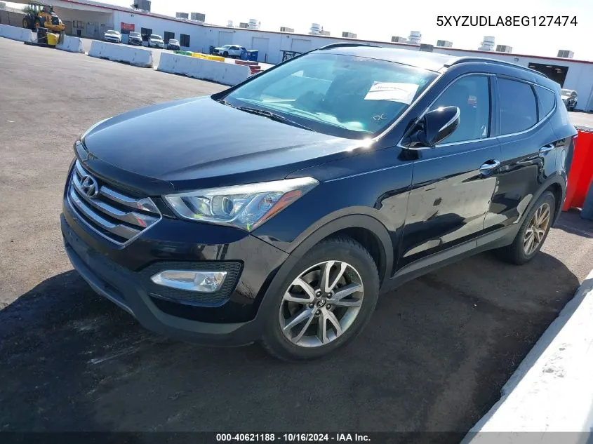 2014 Hyundai Santa Fe Sport 2.0L Turbo VIN: 5XYZUDLA8EG127474 Lot: 40621188