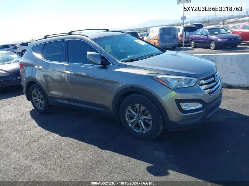 2014 Hyundai Santa Fe Sport 2.4L VIN: 5XYZU3LB6EG218763 Lot: 40621210