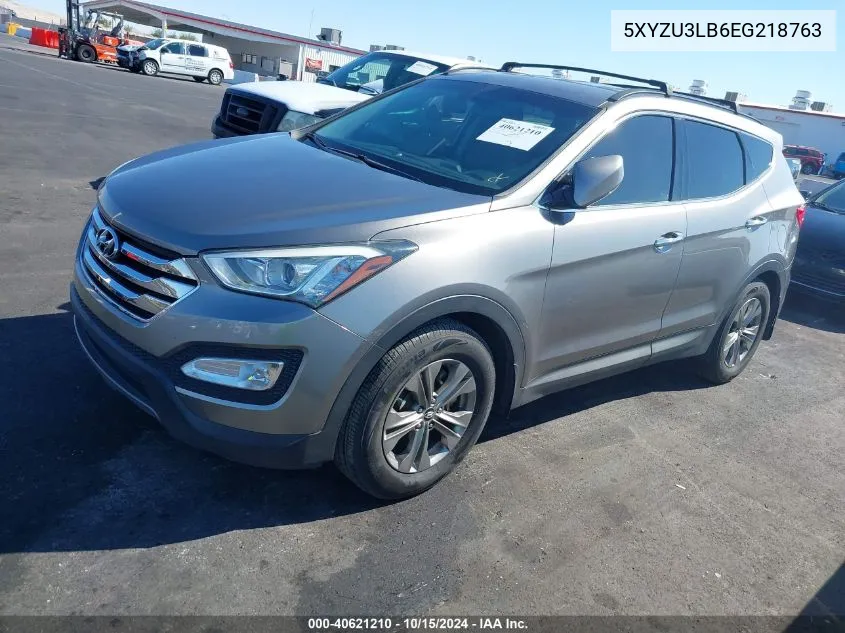 2014 Hyundai Santa Fe Sport 2.4L VIN: 5XYZU3LB6EG218763 Lot: 40621210