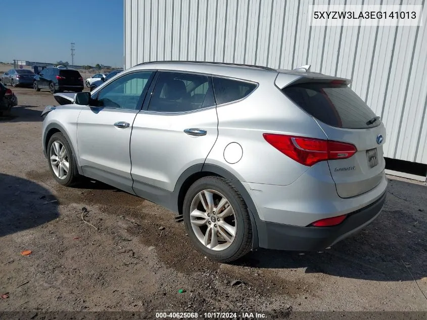 2014 Hyundai Santa Fe Sport 2.0L Turbo VIN: 5XYZW3LA3EG141013 Lot: 40625068