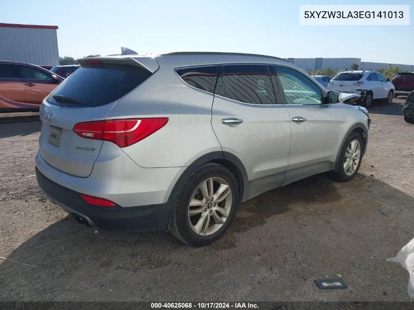 2014 Hyundai Santa Fe Sport 2.0L Turbo VIN: 5XYZW3LA3EG141013 Lot: 40625068