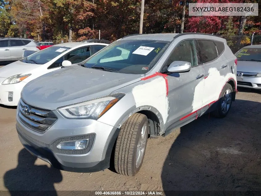 2014 Hyundai Santa Fe Sport 2.0L Turbo VIN: 5XYZU3LA8EG182436 Lot: 40636886