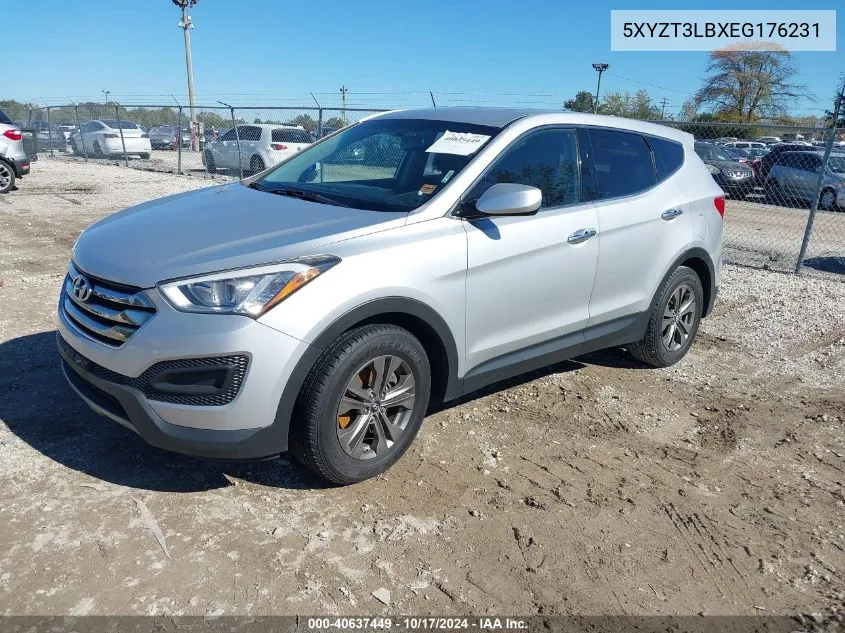 2014 Hyundai Santa Fe Sport 2.4L VIN: 5XYZT3LBXEG176231 Lot: 40637449