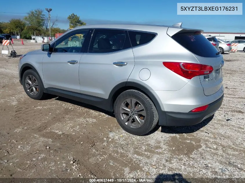 2014 Hyundai Santa Fe Sport 2.4L VIN: 5XYZT3LBXEG176231 Lot: 40637449