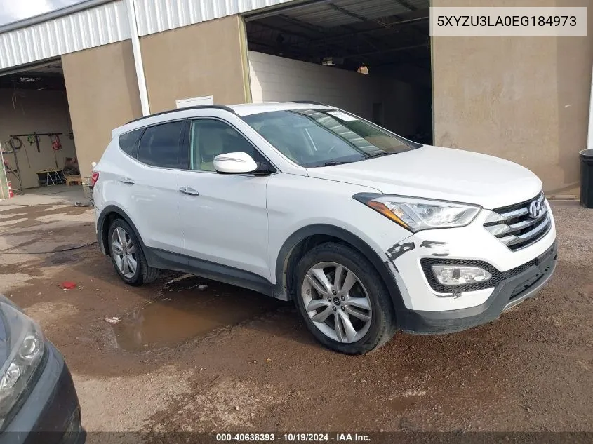 2014 Hyundai Santa Fe Sport 2.0L Turbo VIN: 5XYZU3LA0EG184973 Lot: 40638393