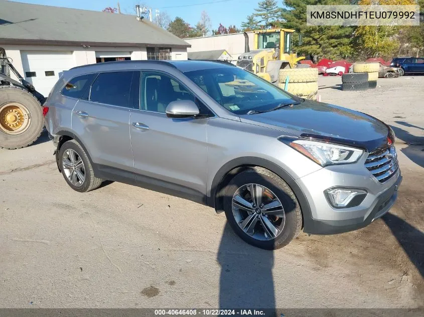 2014 Hyundai Santa Fe Gls VIN: KM8SNDHF1EU079992 Lot: 40646408