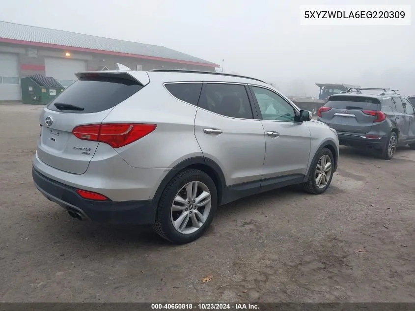 2014 Hyundai Santa Fe Sport 2.0L Turbo VIN: 5XYZWDLA6EG220309 Lot: 40650818