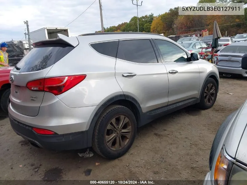 2014 Hyundai Santa Fe Sport VIN: 5XYZUDLB3EG127911 Lot: 40655120