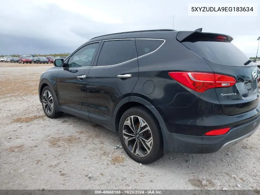 2014 Hyundai Santa Fe Sport VIN: 5XYZUDLA9EG183634 Lot: 40660185