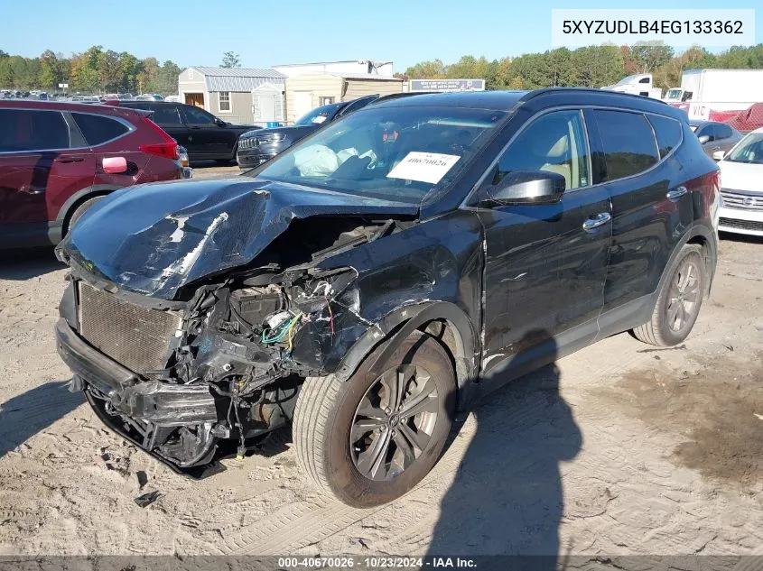 2014 Hyundai Santa Fe Sport 2.4L VIN: 5XYZUDLB4EG133362 Lot: 40670026