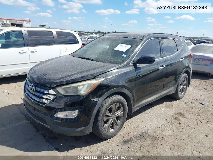 2014 Hyundai Santa Fe Sport VIN: 5XYZU3LB3EG132343 Lot: 40671221