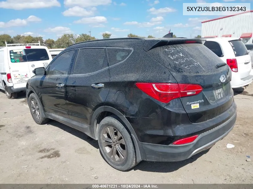 2014 Hyundai Santa Fe Sport VIN: 5XYZU3LB3EG132343 Lot: 40671221