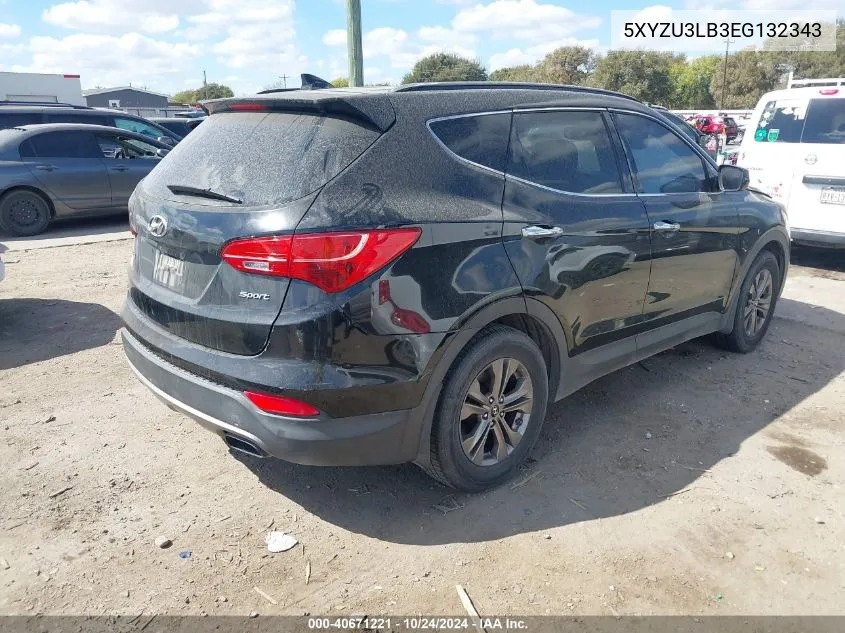 2014 Hyundai Santa Fe Sport VIN: 5XYZU3LB3EG132343 Lot: 40671221