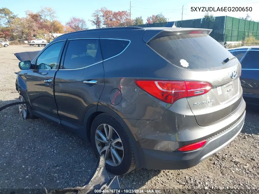 2014 Hyundai Santa Fe Sport 2.0L Turbo VIN: 5XYZUDLA6EG200650 Lot: 40676774