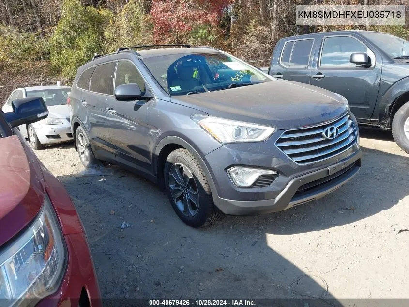 2014 Hyundai Santa Fe Gls VIN: KM8SMDHFXEU035718 Lot: 40679426