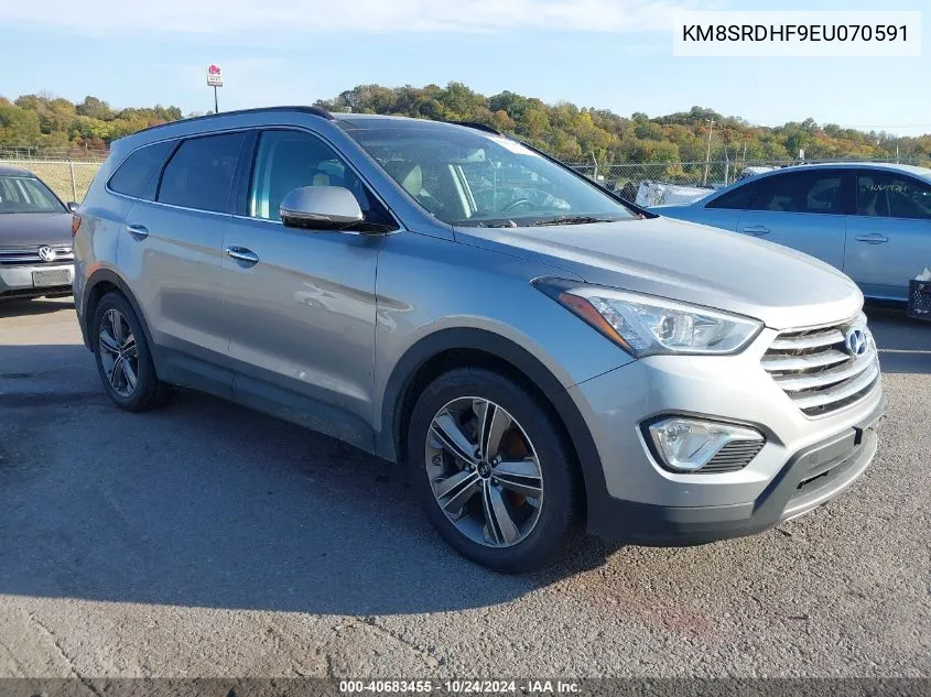 2014 Hyundai Santa Fe Limited VIN: KM8SRDHF9EU070591 Lot: 40683455