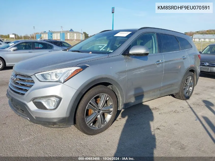 2014 Hyundai Santa Fe Limited VIN: KM8SRDHF9EU070591 Lot: 40683455