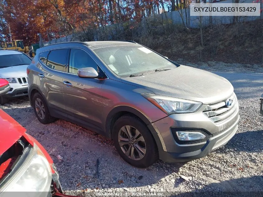 2014 Hyundai Santa Fe Sport 2.4L VIN: 5XYZUDLB0EG153429 Lot: 40687423