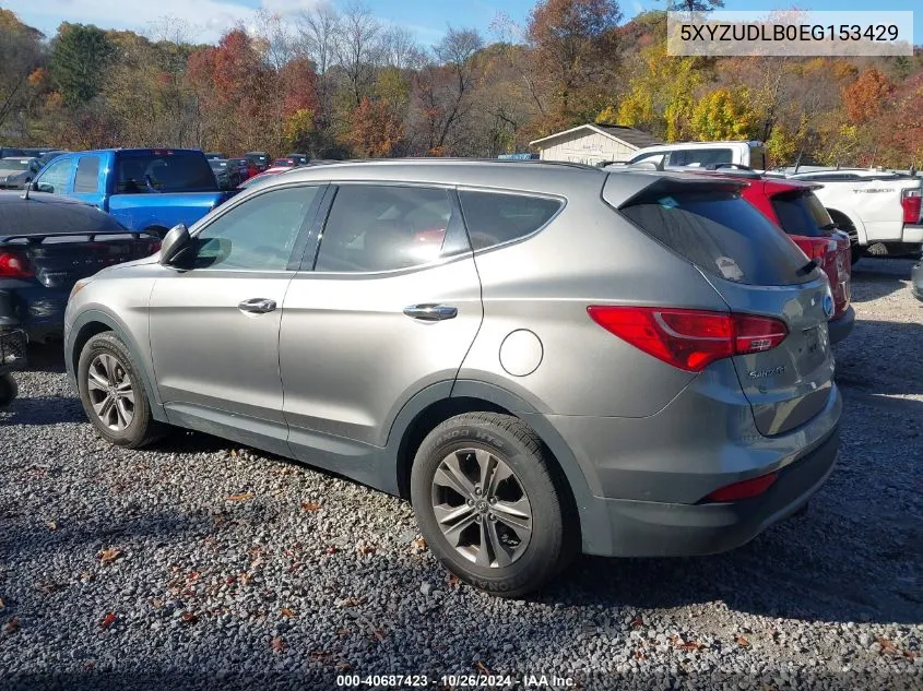 2014 Hyundai Santa Fe Sport 2.4L VIN: 5XYZUDLB0EG153429 Lot: 40687423