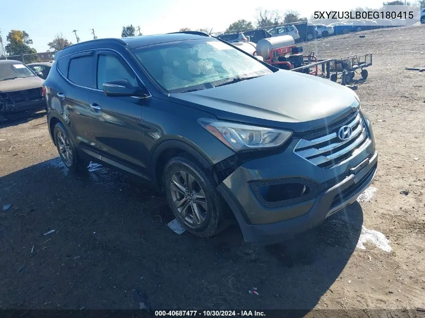 2014 Hyundai Santa Fe Sport 2.4L VIN: 5XYZU3LB0EG180415 Lot: 40687477