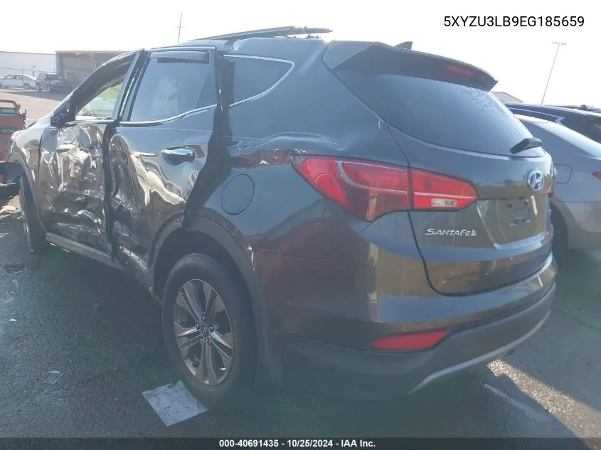 2014 Hyundai Santa Fe Sport 2.4L VIN: 5XYZU3LB9EG185659 Lot: 40691435