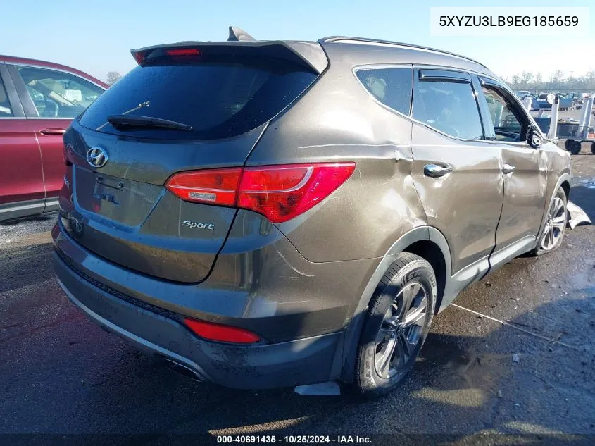 2014 Hyundai Santa Fe Sport 2.4L VIN: 5XYZU3LB9EG185659 Lot: 40691435