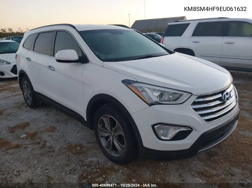 2014 Hyundai Santa Fe Gls VIN: KM8SM4HF9EU061632 Lot: 40698471