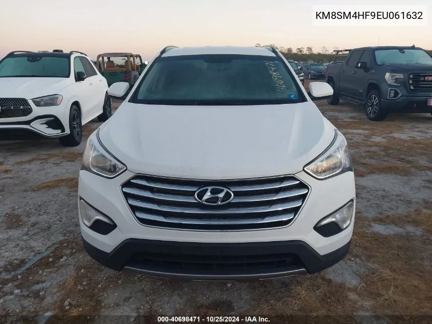 2014 Hyundai Santa Fe Gls VIN: KM8SM4HF9EU061632 Lot: 40698471