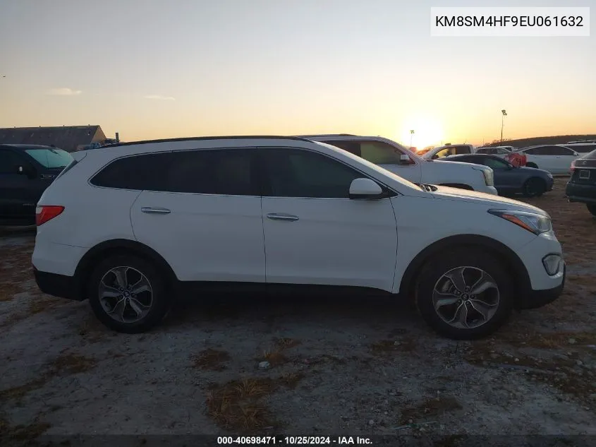 2014 Hyundai Santa Fe Gls VIN: KM8SM4HF9EU061632 Lot: 40698471