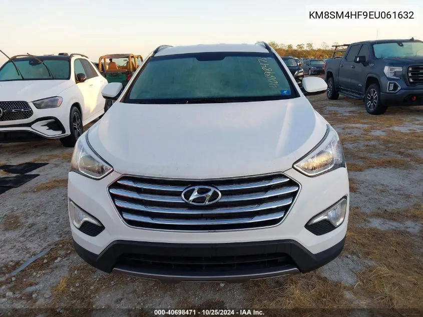 2014 Hyundai Santa Fe Gls VIN: KM8SM4HF9EU061632 Lot: 40698471