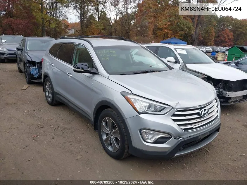 2014 Hyundai Santa Fe Gls VIN: KM8SN4HF0EU064724 Lot: 40709208