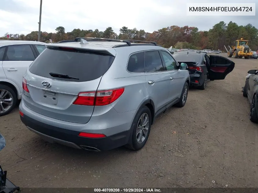 2014 Hyundai Santa Fe Gls VIN: KM8SN4HF0EU064724 Lot: 40709208