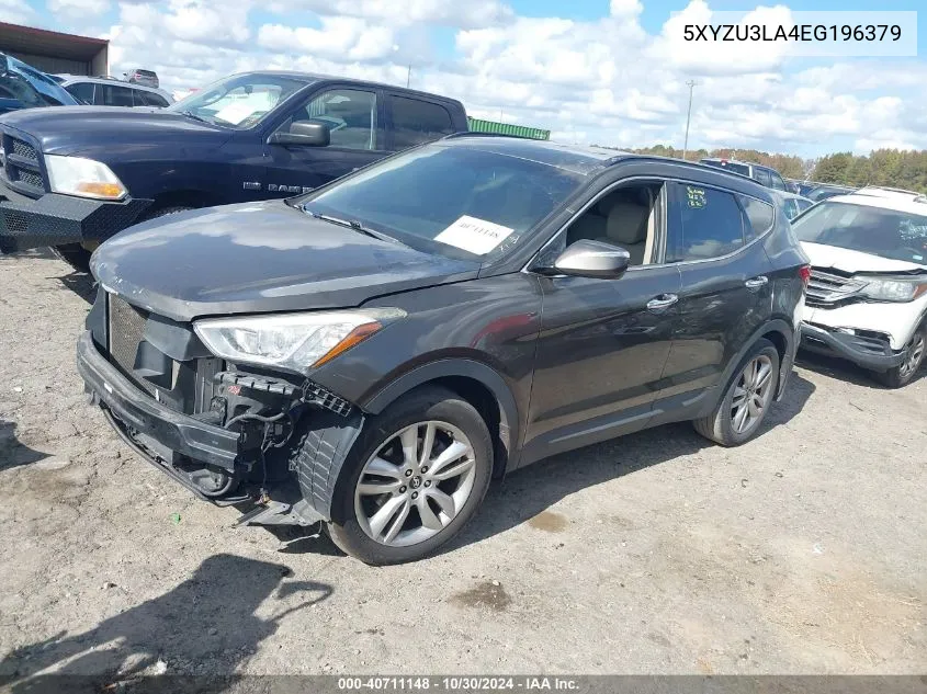 2014 Hyundai Santa Fe Sport 2.0L Turbo VIN: 5XYZU3LA4EG196379 Lot: 40711148