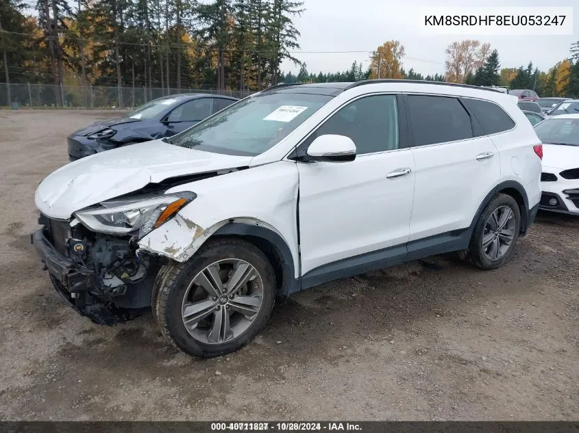 2014 Hyundai Santa Fe Limited VIN: KM8SRDHF8EU053247 Lot: 40711827