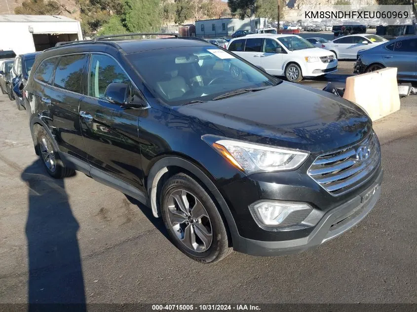 2014 Hyundai Santa Fe Limited VIN: KM8SNDHFXEU060969 Lot: 40715005