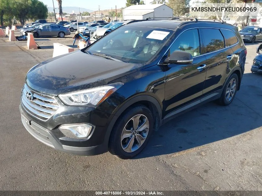 2014 Hyundai Santa Fe Limited VIN: KM8SNDHFXEU060969 Lot: 40715005