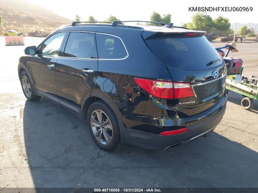 2014 Hyundai Santa Fe Limited VIN: KM8SNDHFXEU060969 Lot: 40715005